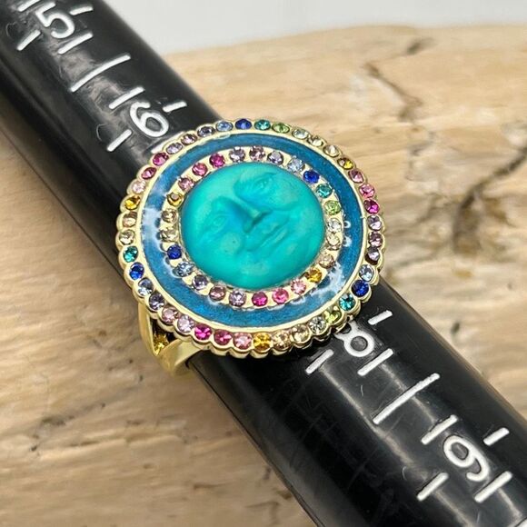 Kirks Folly Jewelry - Kirks Folly Seaview Moon Rainbow Bridge Ring Size 7